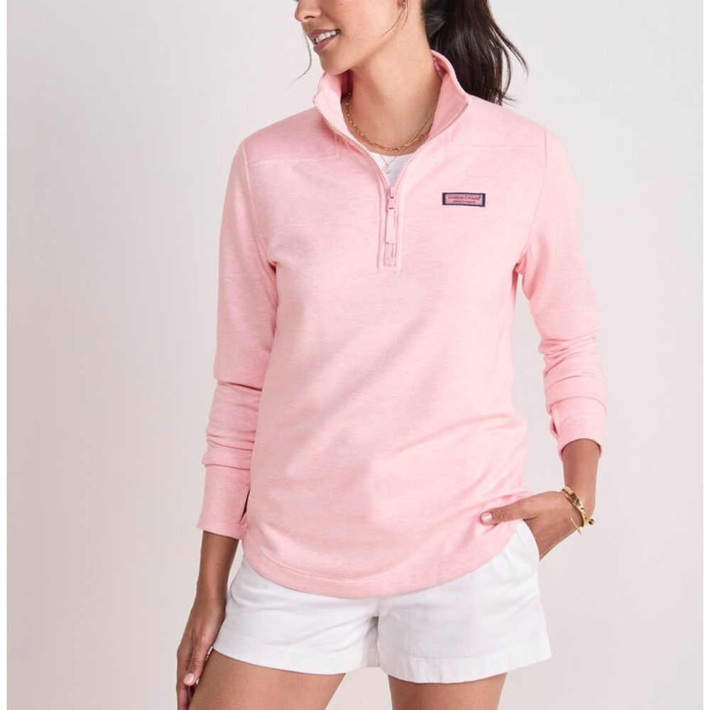 Vineyard Vines Quarter-Zip Shep size XL in Flamingo Pink
